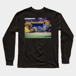 Rural Church in Autumn Colors Long Sleeve T-Shirt